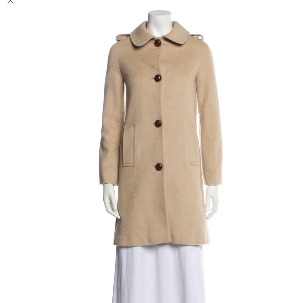Burberry London Camel Hair Peacoat women’s Size 2